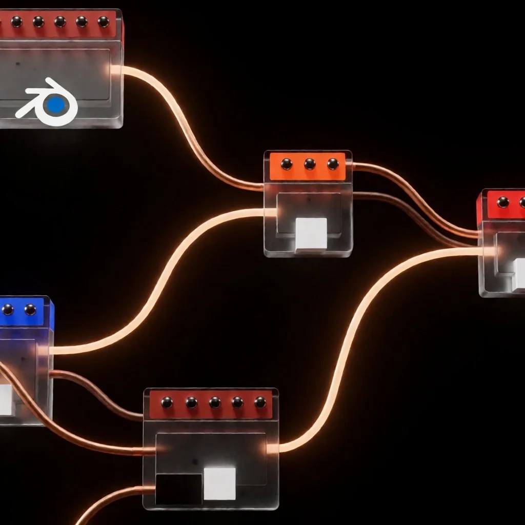 Nodos de material procedural en Blender